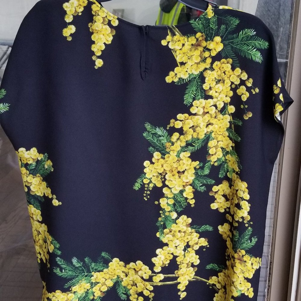 Dolce&Gabbana Italy Crepe French Sleeve Top/ Size 12